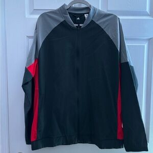 Adidas Full‎ Zip Gray Jacket Mens Size Large